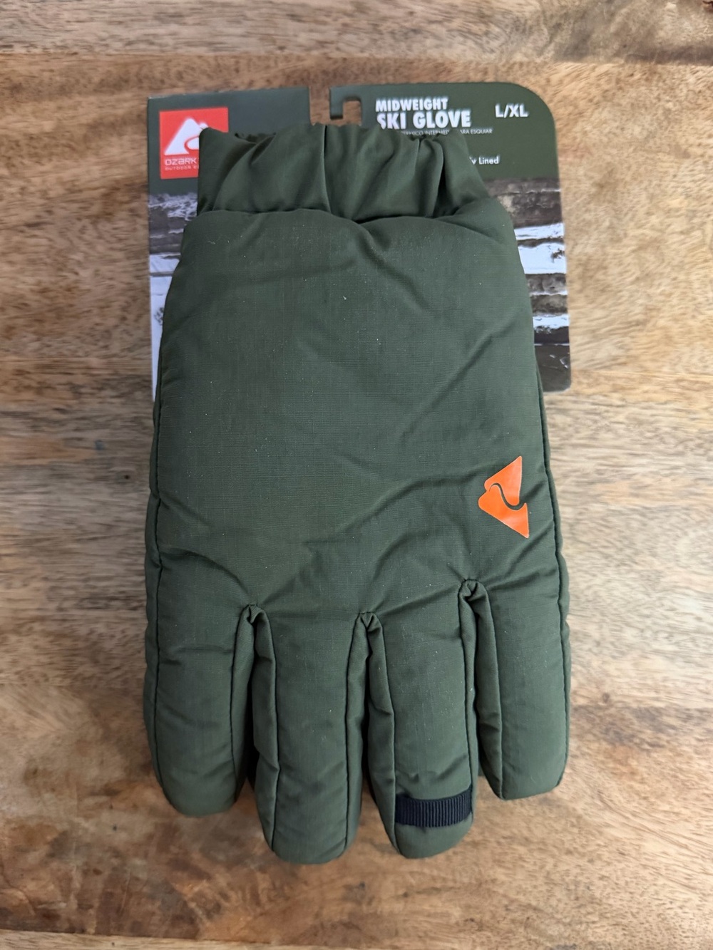 NEW L/XL Men's Ozark Trail Ski Gloves